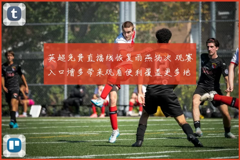 英超免费直播线恢复雨燕场次 观赛入口增多带来观看便利覆盖更多地区和平台