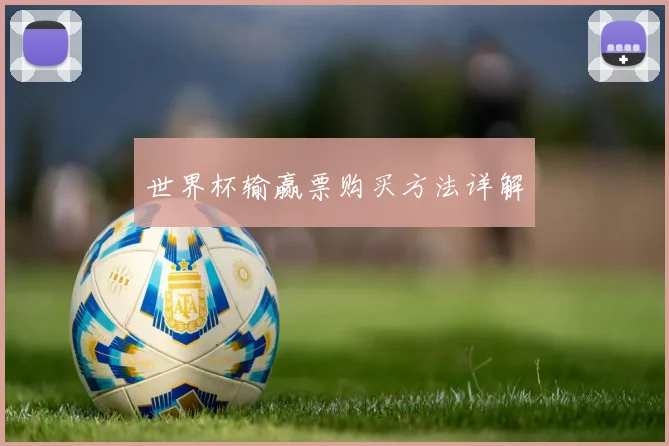 世界杯输赢票购买方法详解